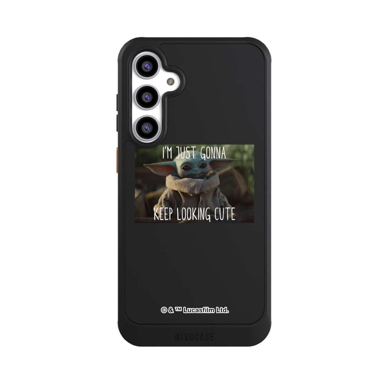 Galaxy S23 FE NIVOcore Star Wars The Child Cute Transparent