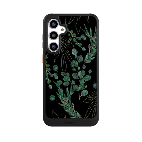 Samsung Galaxy S23 FE NIVOcore Eukalyptusblätter schwarz