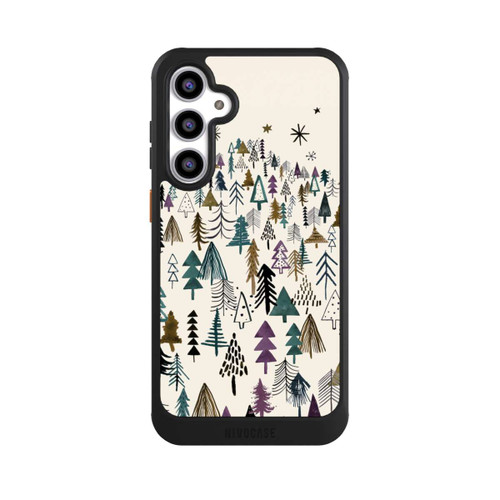 Samsung Galaxy S23 FE NIVOcore Bergbäume Wald Lila