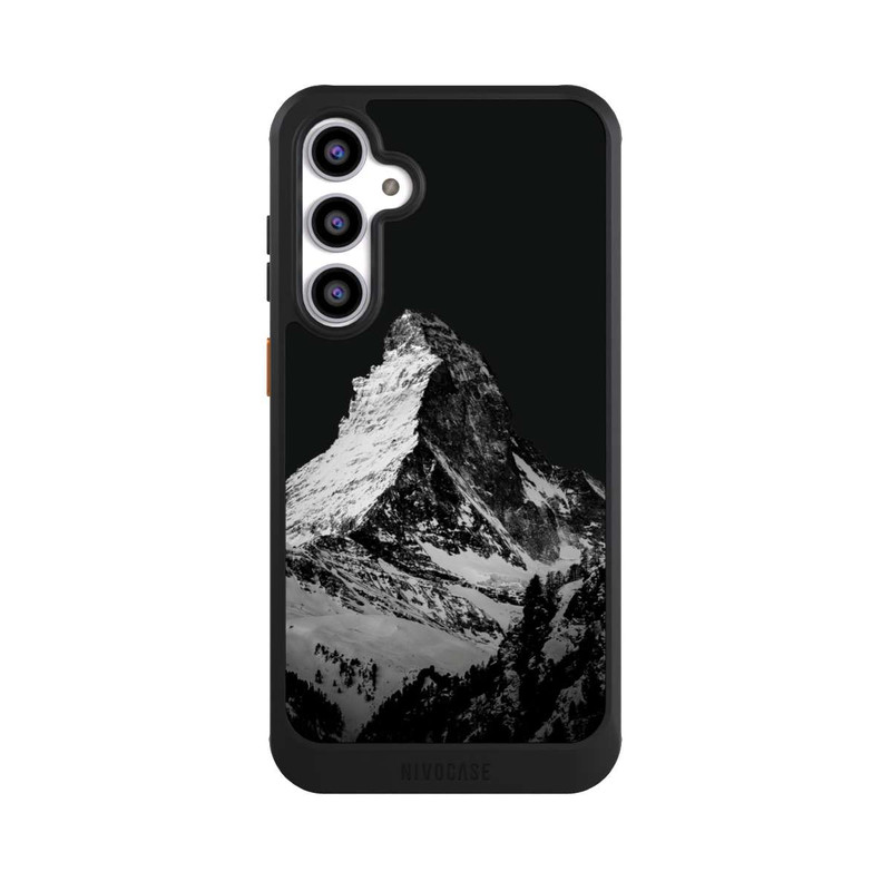 Galaxy S23 FE NIVOcore Snow Capped Mountains grey