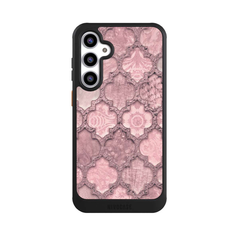 Galaxy S23 FE NIVOcore Marokko Fliesen rosa