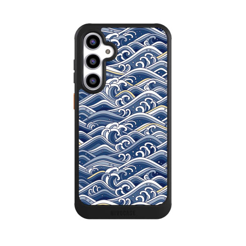 Samsung Galaxy S23 FE NIVOcore Vagues bleues kanagawa