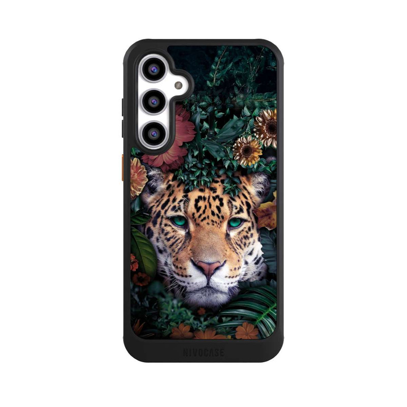Galaxy S23 FE NIVOcore Jaguar dans la jungle verte