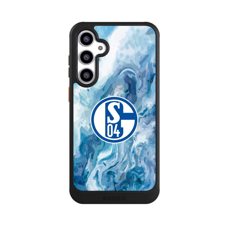 Galaxy S23 FE NIVOcore Schalke 04 Flüssig Blau