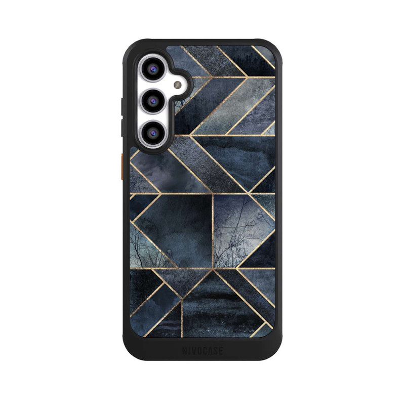 Galaxy S23 FE NIVOcore Nature Abstraite Bleu Foncé