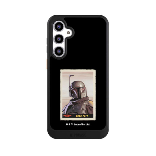 Samsung Galaxy S23 FE NIVOcore Boba Fett Badges Black Background