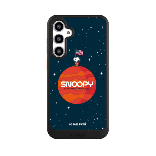 Samsung Galaxy S23 FE NIVOcore Snoopy Weltraumreisender Orange