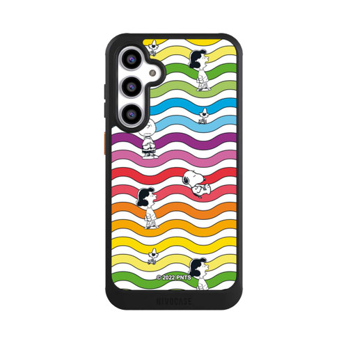 Samsung Galaxy S23 FE NIVOcore Snoopy Pattern Rainbow