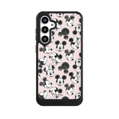 Samsung Galaxy S23 FE NIVOcore Minnie &amp; Mickey Many Faces Pink