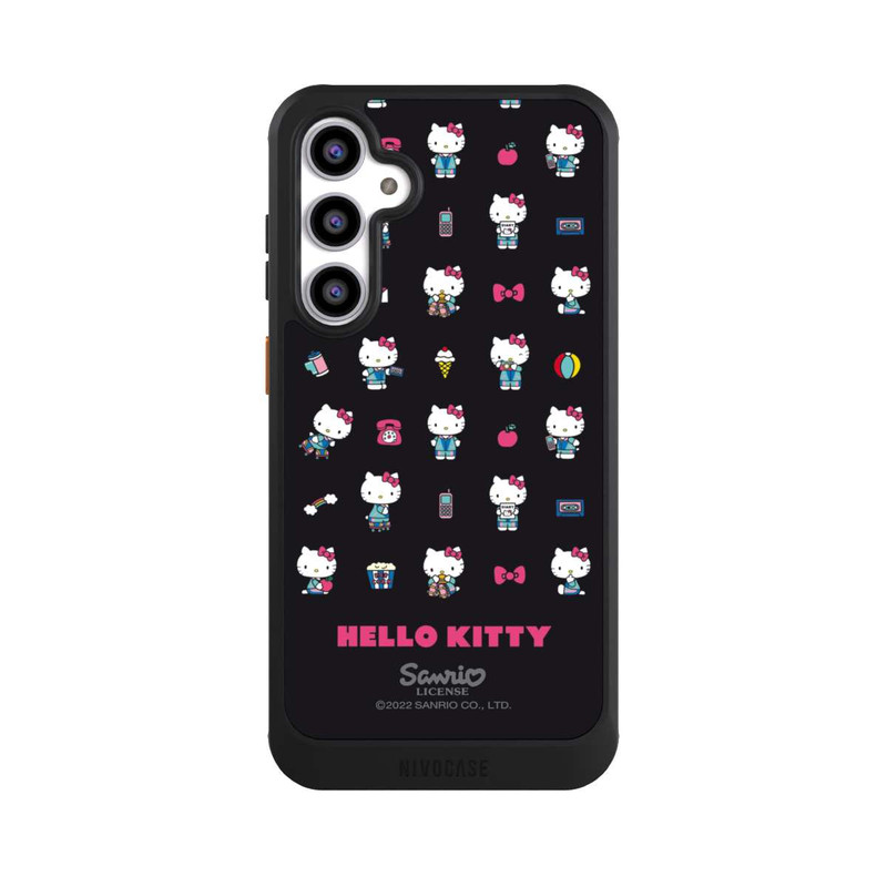 Galaxy S23 FE NIVOcore Hello Kitty 90s Schwarz