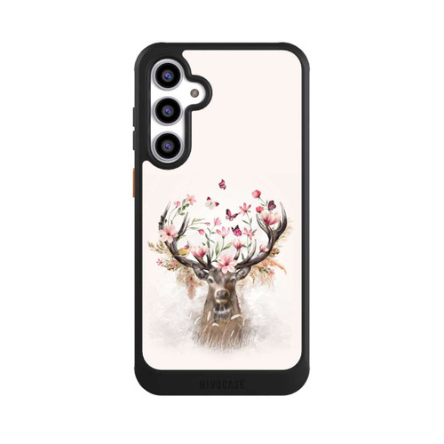 Samsung Galaxy S23 FE NIVOcore Hirsch Blumen Geweih