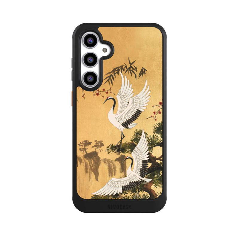 Galaxy S23 FE NIVOcore Cranes Gold Japan 2