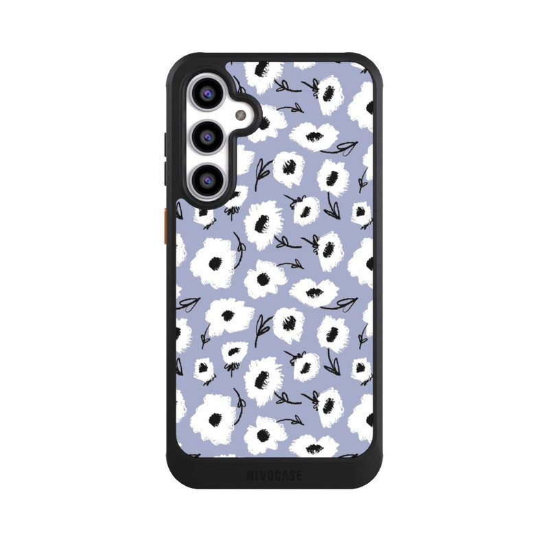 Galaxy S23 FE NIVOcore Pattern Fleurs Lilas