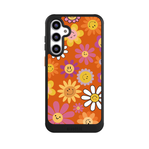Samsung Galaxy S23 FE NIVOcore Smiles Orange Flowers