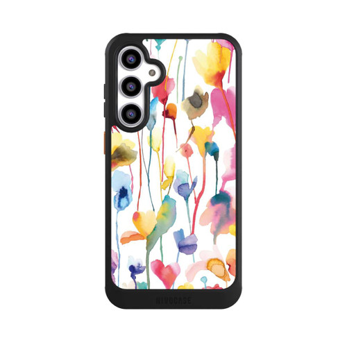Samsung Galaxy S23 FE NIVOcore Aquarell Wildblumen bunt