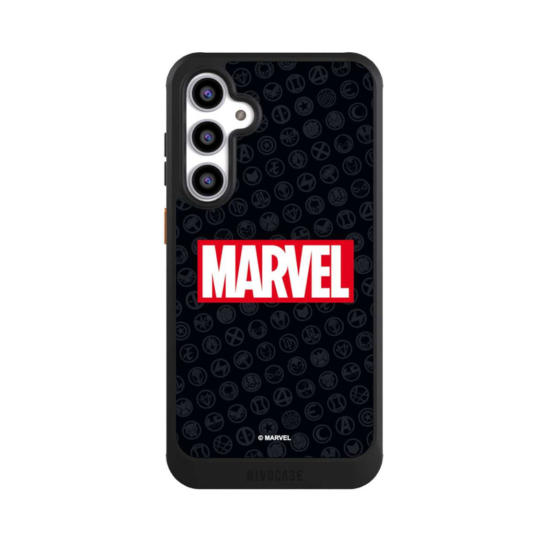 Galaxy S23 FE NIVOcore Marvel Logo Black Red 