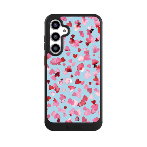 Samsung Galaxy S23 FE NIVOcore Valentinstagsherzen in rosa blau
