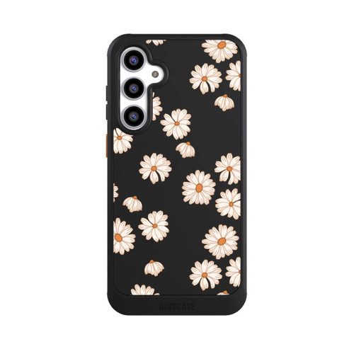 Samsung Galaxy S23 FE NIVOcore Flowerpower Wallpaper White