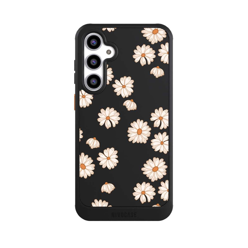 Galaxy S23 FE NIVOcore Fond Flower Power blanc