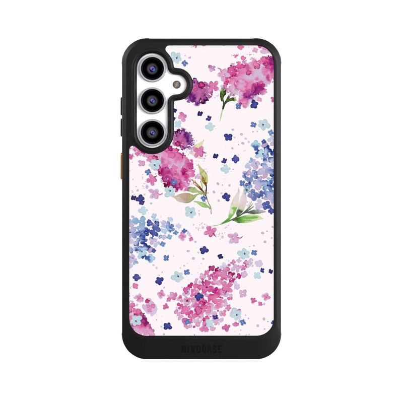 Galaxy S23 FE NIVOcore Floral Hydrangeas Lilac Pink