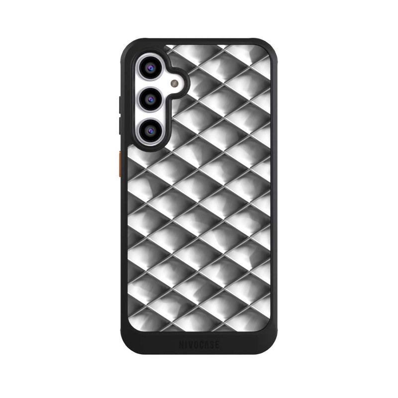 Galaxy S23 FE NIVOcore Glamour Silver Squares
