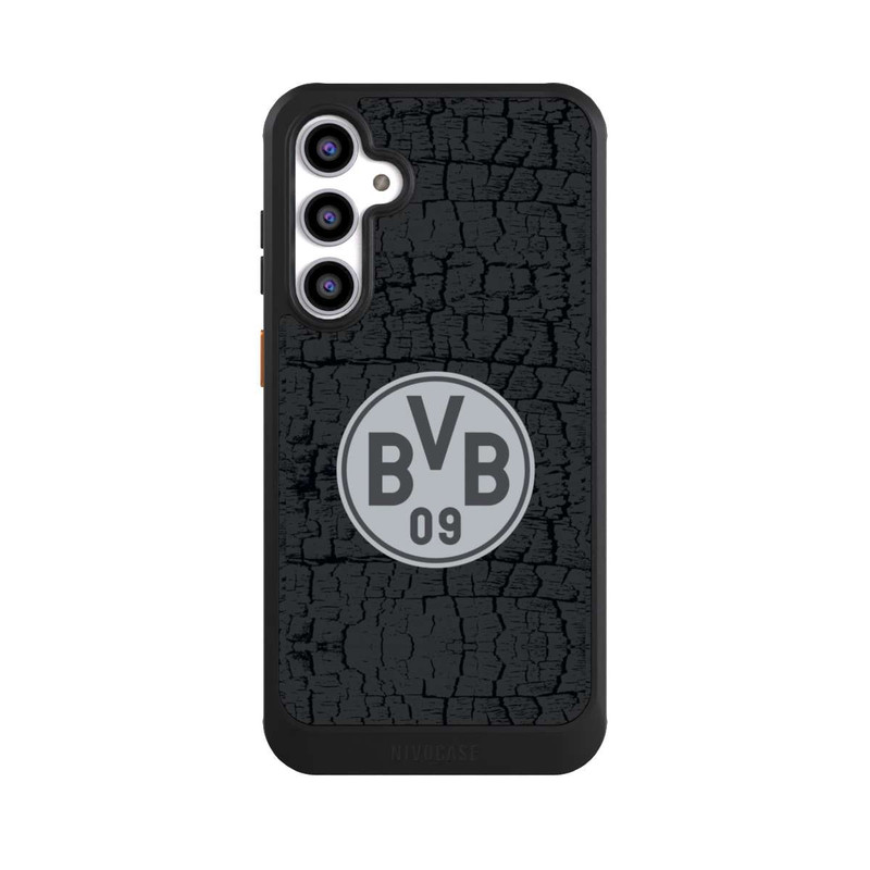 Galaxy S23 FE NIVOcore BVB Trikot Kohle und Stahl