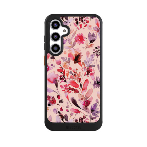 Samsung Galaxy S23 FE NIVOcore Künstlerische Blumen Viva Magenta