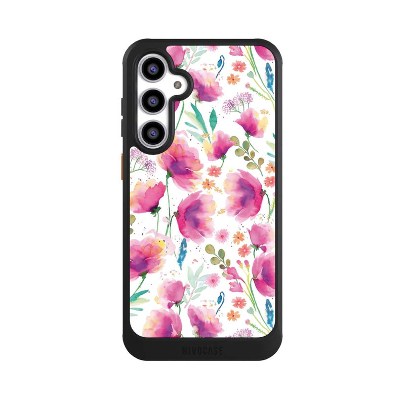 Galaxy S23 FE NIVOcore Coquelicots abstraits aquarelle