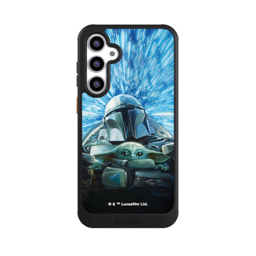 Samsung Galaxy S23 FE NIVOcore Grogu and Mando Flying Blue