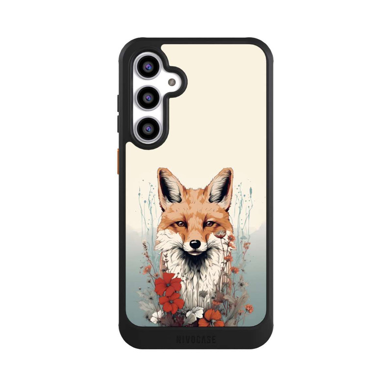 Galaxy S23 FE NIVOcore  Fox with Flowers
