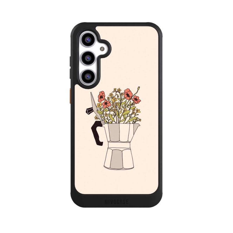 Galaxy S23 FE NIVOcore Moka Blumen