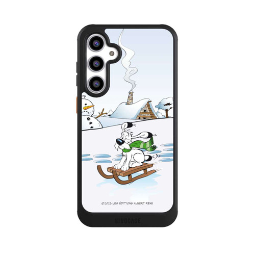 Samsung Galaxy S23 FE NIVOcore Idefix fährt Schlitten