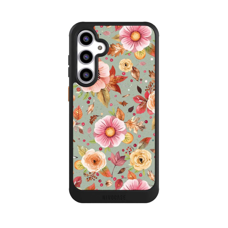 Galaxy S23 FE NIVOcore Herbstblumen Weiches Grün