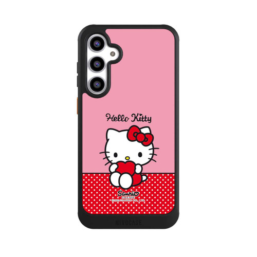Samsung Galaxy S23 FE NIVOcore Hello Kitty sitzend mit Herz
