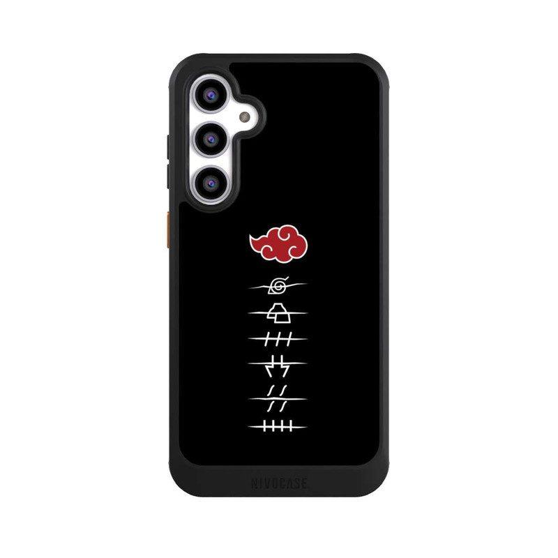 Galaxy S23 FE NIVOcore Akatsuki Mitgliedssymbole Schwarz
