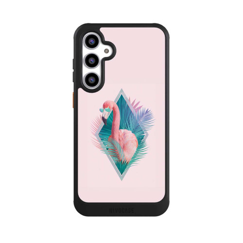 Samsung Galaxy S23 FE NIVOcore Tropical Leaves Flamingo