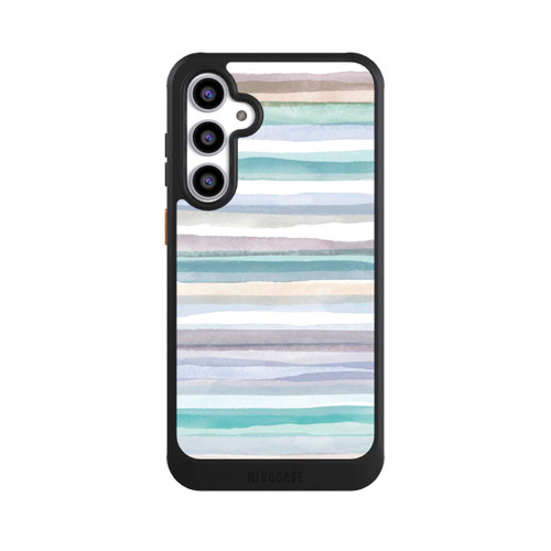Samsung Galaxy S23 FE NIVOcore Pastellfarbene Streifen Blau