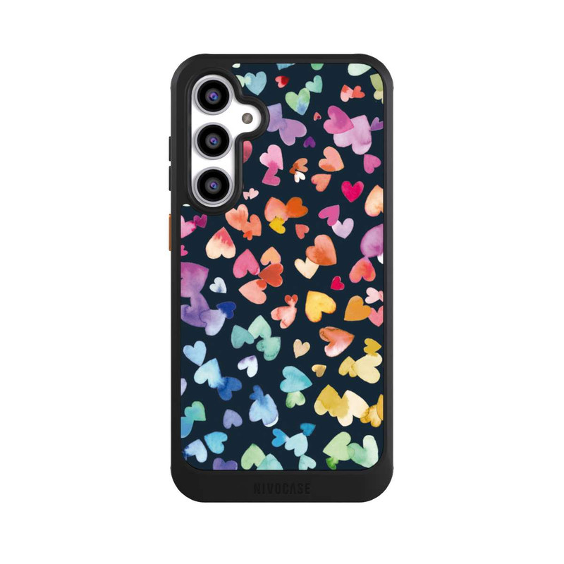 Galaxy S23 FE NIVOcore Coeurs de la Saint-Valentin noirs