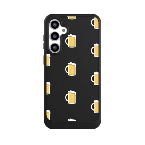 Samsung Galaxy S23 FE NIVOcore Beer Glass Pattern Illustration