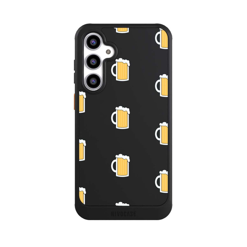 Galaxy S23 FE NIVOcore Beer Glass Pattern Illustration