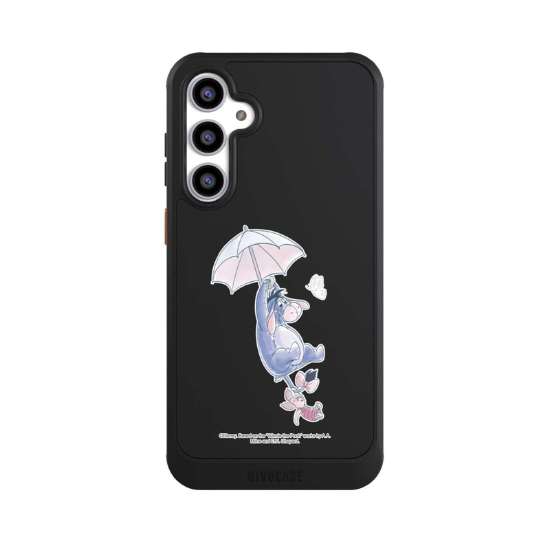 Galaxy S23 FE NIVOcore Winnie Pooh Eeyeore Find Happiness Transparent