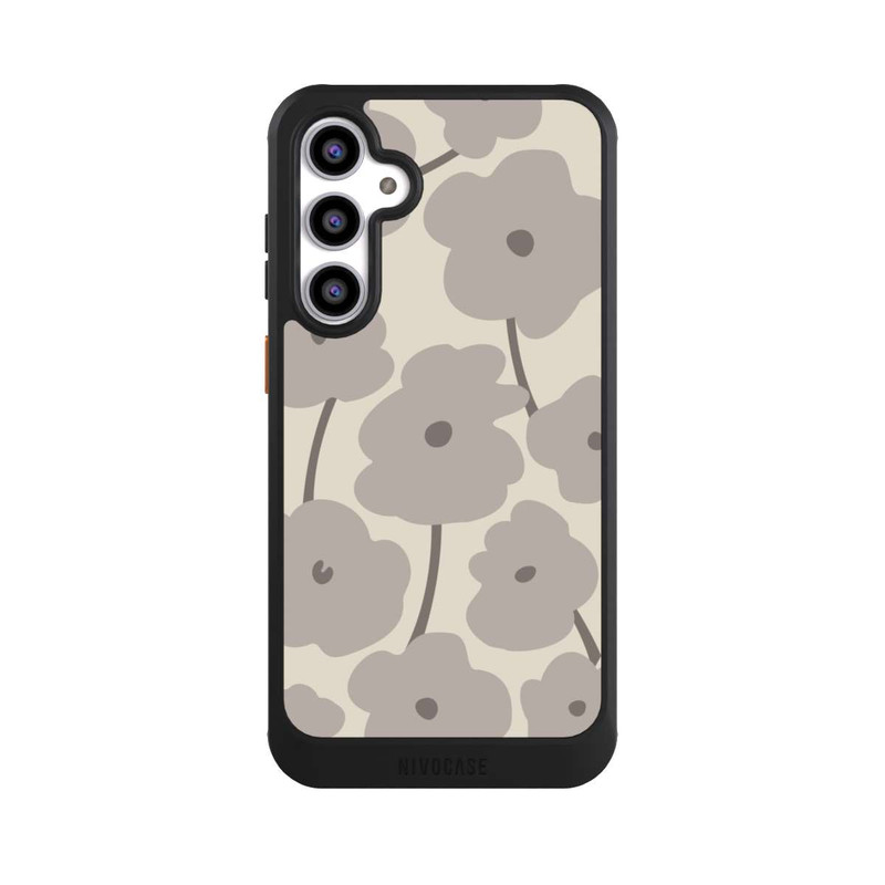 Galaxy S23 FE NIVOcore Minimalistische Blumen Beige