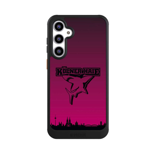 Samsung Galaxy S23 FE NIVOcore Kölner Haie Skyline Pink