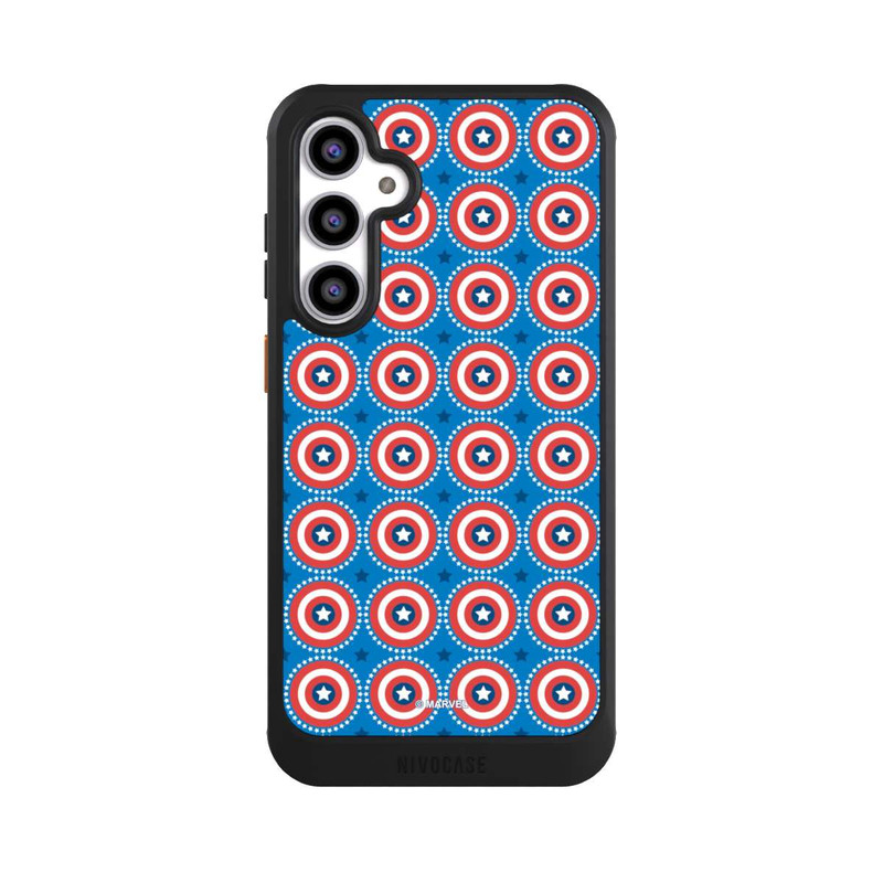 Galaxy S23 FE NIVOcore Captain American Shield Pattern