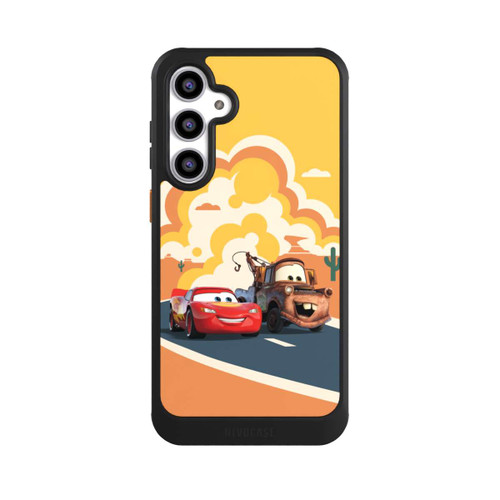 Samsung Galaxy S23 FE NIVOcore Disney Cars Lightning McQueen Und Hook on the Road