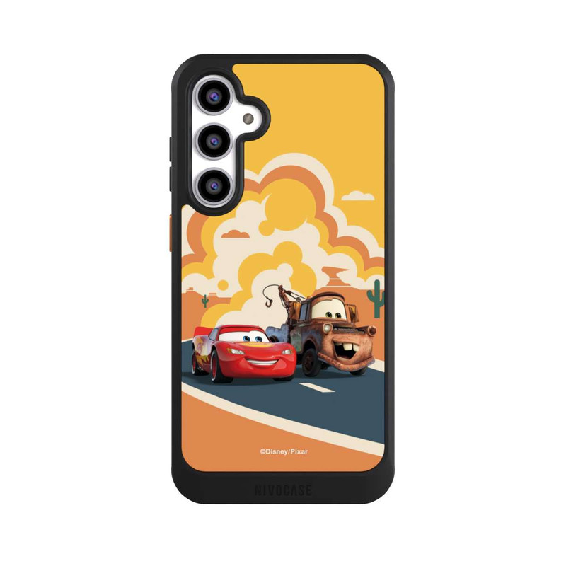 Galaxy S23 FE NIVOcore Disney Cars Lightning McQueen Und Hook on the Road