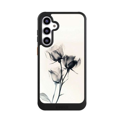 Samsung Galaxy S23 FE NIVOcore Schwarze Blume