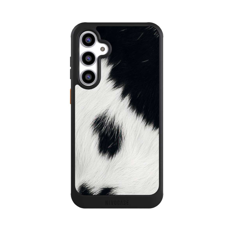 Galaxy S23 FE NIVOcore Tierfell Kuh Druck