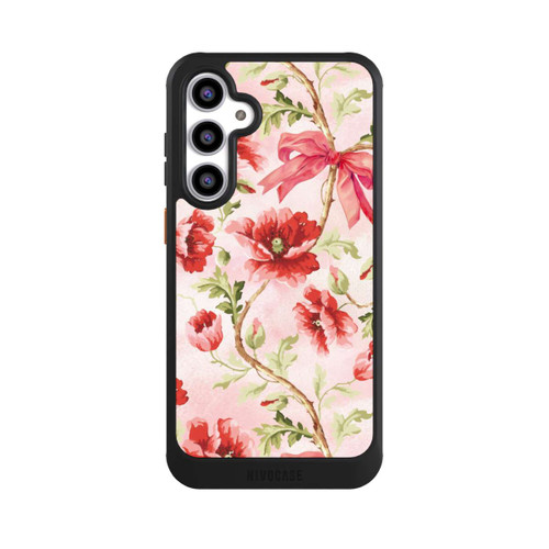 Samsung Galaxy S23 FE NIVOcore Poppies Pattern Pink