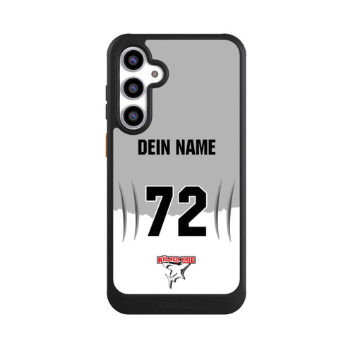 Samsung Galaxy S23 FE NIVOcore Kölner Haie Trikotmotiv Personalisierbar